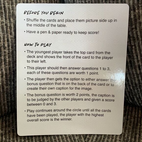 Game FRIENDS trivia card game picture quiz - Picture 4 of 6